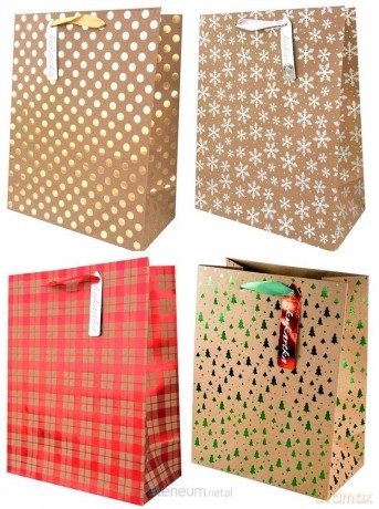 Torba QS-241 Kraft Boże Narodzenie MIX
