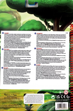 Wielorazowe wypukłe naklejki Psi Patrol w dżungli