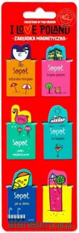 Zakładki magnetyczne ILP Sopot ILP-ZAK.S-SOP-01