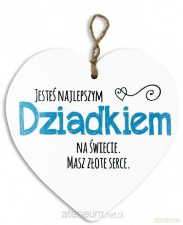 Zawieszka Serce 09-Dziadek