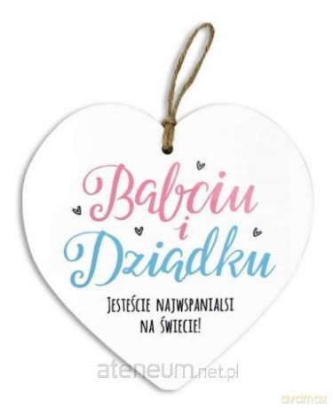 Zawieszka Serce 25-Babcia i Dziadek