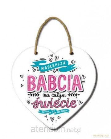 Zawieszka Serce 38-La Viva!-Babcia
