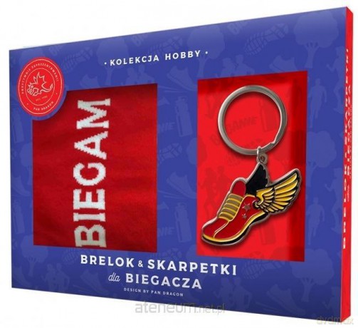 Zestaw brelok + skarpetki dla biegacza