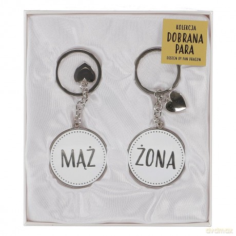 Zestaw breloków Mąż i Żona 2