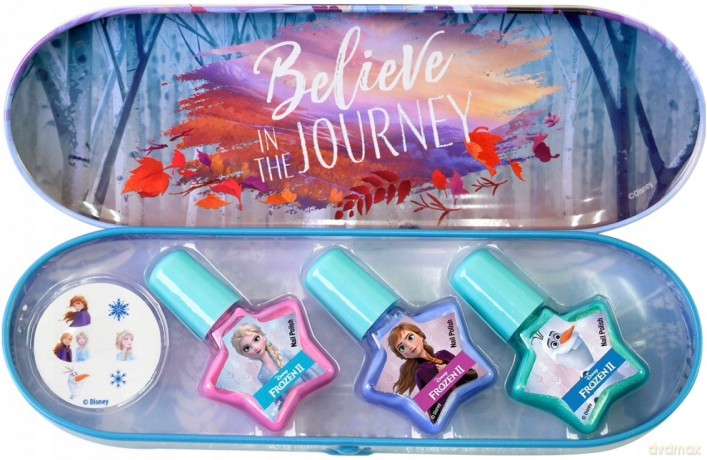 Zestaw lakierów met. etui Frozen