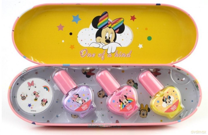 Zestaw lakierów met. etui Minnie Enchantig