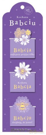 Zestaw zakładek Bees-Babcia