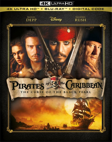 Pirates of the Caribbean: The Curse of the Black Pearl (Piraci z Karaibów: Klątwa Czarnej Perły) [Blu-Ray 4K]+[Blu-Ray]
