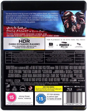 Venom 2: Carnage [Blu-Ray 4K]+[Blu-Ray]