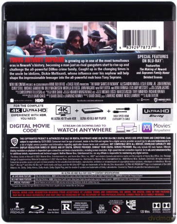 The Many Saints Of Newark (Wszyscy święci New Jersey) [Blu-Ray 4K]+[Blu-Ray]