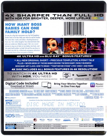 The Boss Baby: Family Business (Rodzinka rządzi) [Blu-Ray 4K]+[Blu-Ray]