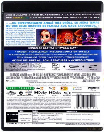 The Boss Baby: Family Business (Rodzinka rządzi) [Blu-Ray 4K]+[Blu-Ray]