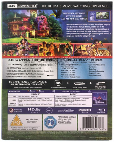 Encanto (Nasze magiczne Encanto) (Disney) [Blu-Ray 4K]+[Blu-Ray]