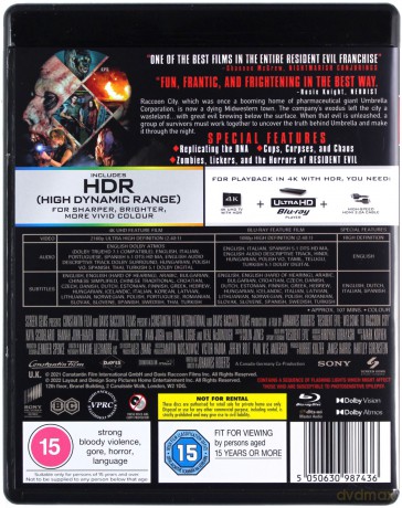 Resident Evil: Witajcie w Raccoon City [Blu-Ray 4K]+[Blu-Ray]