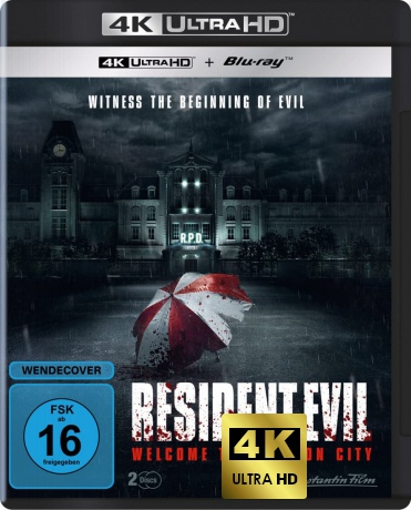 Resident Evil: Welcome to Raccoon City (Resident Evil: Witajcie w Raccoon City) [Blu-Ray 4K]+[Blu-Ray]