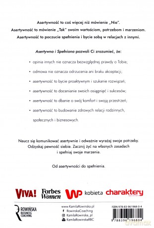 Asertywna i Spełniona - Kamila Rowińska [KSIĄŻKA]