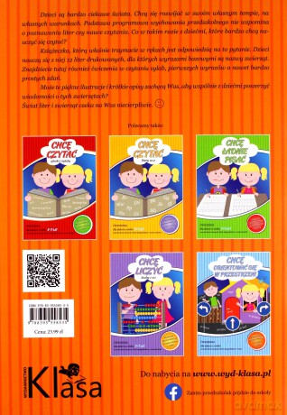 Chcę czytać - litery cz.1 - Joanna Wojciechowska [KSIĄŻKA]
