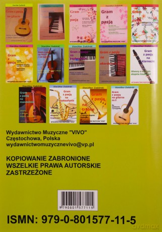 Gram z pasją na gitarze. W łatwych układach.... - Stanisław Zaskórski [KSIĄŻKA]