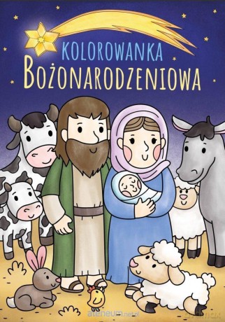 Kolorowanka Bożonarodzeniowa - Marcin Łaptos, Anna Wiśnicka [KSIĄŻKA]
