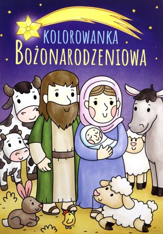 Kolorowanka Bożonarodzeniowa - Marcin Łaptos, Anna Wiśnicka [KSIĄŻKA]