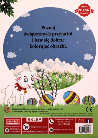 Kolorowanka Wesołego Alleluja z naklejkami [KSIĄŻKA]