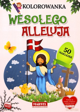 Kolorowanka Wesołego Alleluja z naklejkami [KSIĄŻKA]