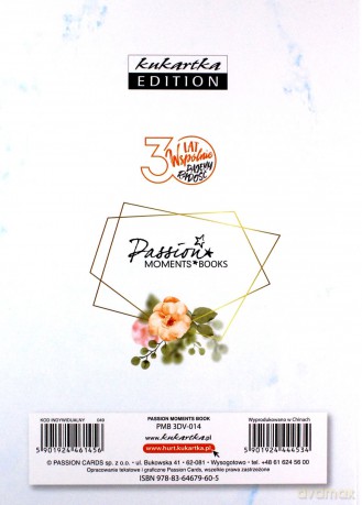 Pamiątka chrztu PMB 3DV-014 [KSIĄŻKA]