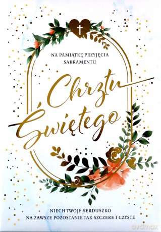 Pamiątka chrztu PMB-0048 [KSIĄŻKA]
