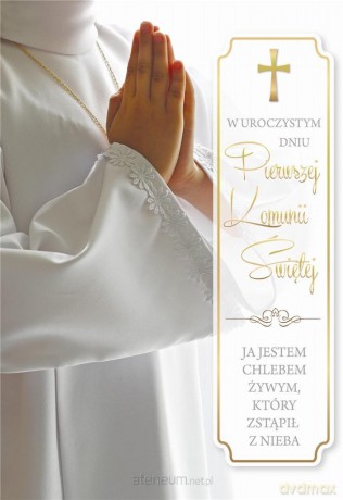 Pamiątka komunii PMB 3DV-003 [KSIĄŻKA]