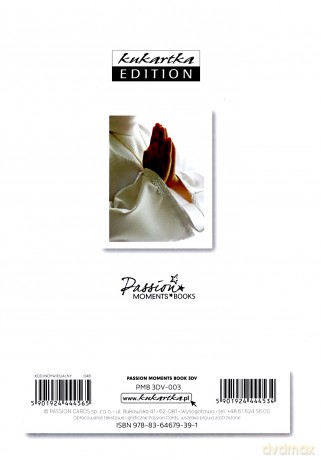 Pamiątka komunii PMB 3DV-003 [KSIĄŻKA]