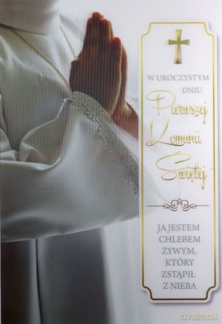 Pamiątka komunii PMB 3DV-003 [KSIĄŻKA]