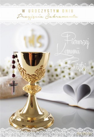 Pamiątka komunii PMB 3DV-005 [KSIĄŻKA]