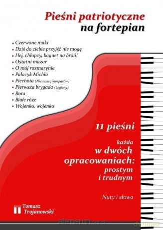 Pieśni patriotyczne na fortepian - Tomasz Trojanowski [KSIĄŻKA]