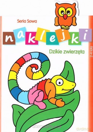 Seria Sowa. Naklejki. Dzikie zwierzęta [KSIĄŻKA]