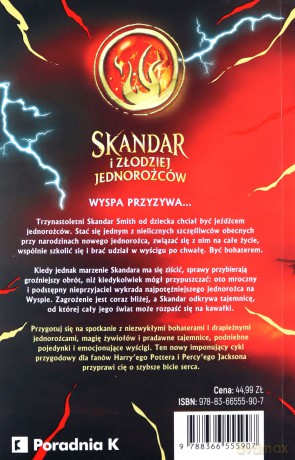 Skandar i złodziej jednorożców - A.F. Steadman [KSIĄŻKA]