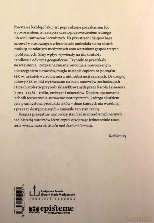 Studia nad dziejami farmacji 01 Dawne surowce [KSIĄŻKA]