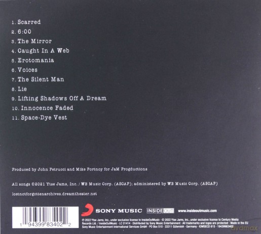 Dream Theater: Lost Not Forgotten Archives: Awake Demos (1994) (digipack) [CD]
