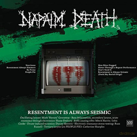 Napalm Death: Resentment is Always Seismic - a final throw of Throes (digipack) [CD]