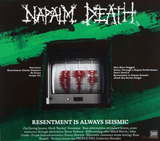 Napalm Death: Resentment is Always Seismic - a final throw of Throes (digipack) [CD]