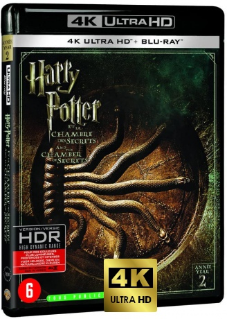 Harry Potter and the Chamber of Secrets (Harry Potter i Komnata Tajemnic) [Blu-Ray 4K]+[Blu-Ray]