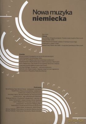 Nowa Muzyka Niemiecka [KSIĄŻKA]