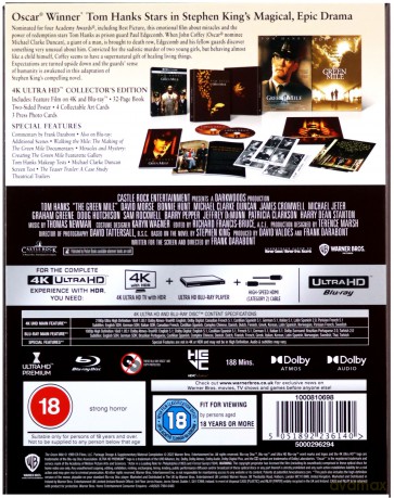 The Green Mile (Zielona mila) (Collector's Edition) [Blu-Ray 4K]+[Blu-Ray]
