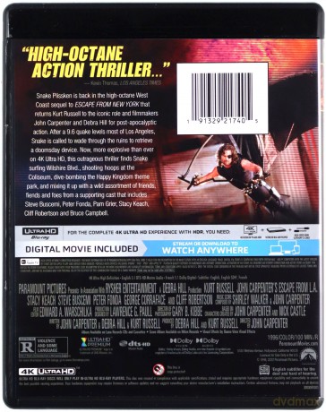 Escape from L.A. (Ucieczka z Los Angeles) [Blu-Ray 4K]+[Blu-Ray]