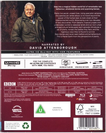 The Green Planet [Blu-Ray 4K]+[Blu-Ray]