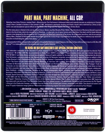 RoboCop [Blu-Ray 4K]+[Blu-Ray]