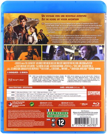 Solo: A Star Wars Story (Han Solo. Gwiezdne wojny - historie) [2xBlu-Ray]