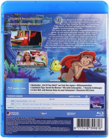 The Little Mermaid (Mała syrenka) [Blu-Ray]