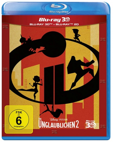 Incredibles 2 (Iniemamocni 2) (Disney) [Blu-Ray 3D]+[Blu-Ray]