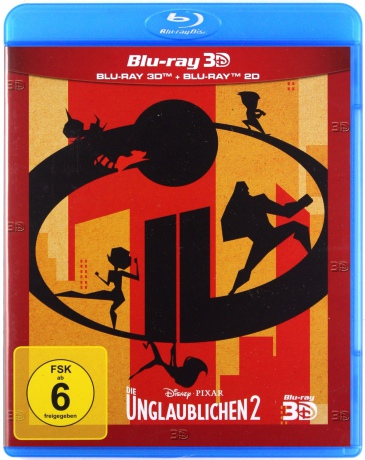 Incredibles 2 (Iniemamocni 2) (Disney) [Blu-Ray 3D]+[Blu-Ray]
