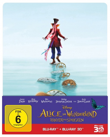Alice Through the Looking Glass (Alicja po drugiej stronie lustra) (Disney) (steelbook) [Blu-Ray 3D]+[Blu-Ray]